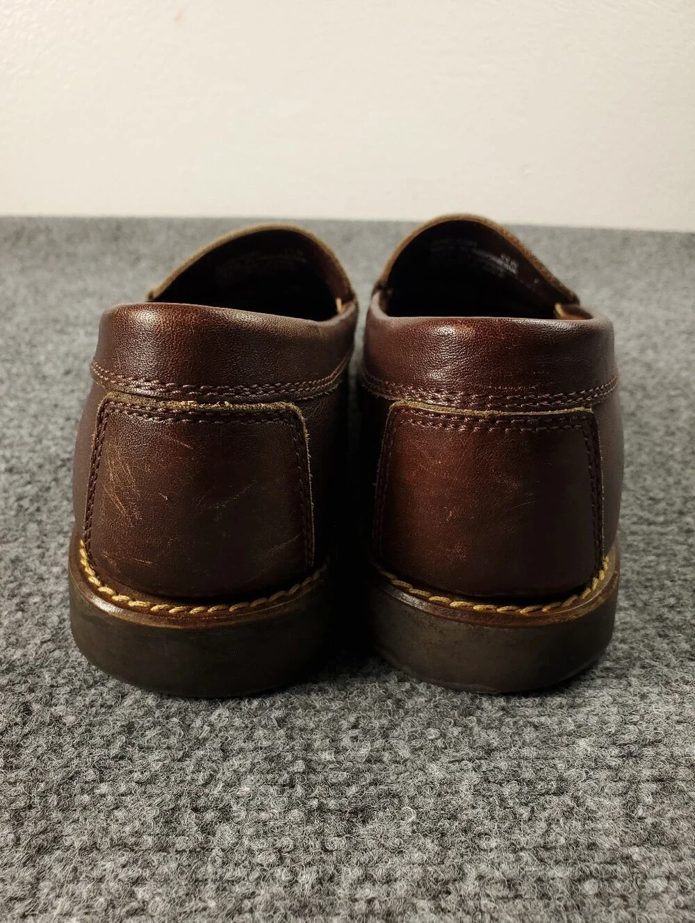 Polo by Ralph Lauren Men's Brown Leather Penny Loafers